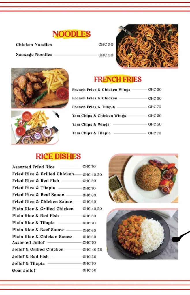 Framiclad Menu